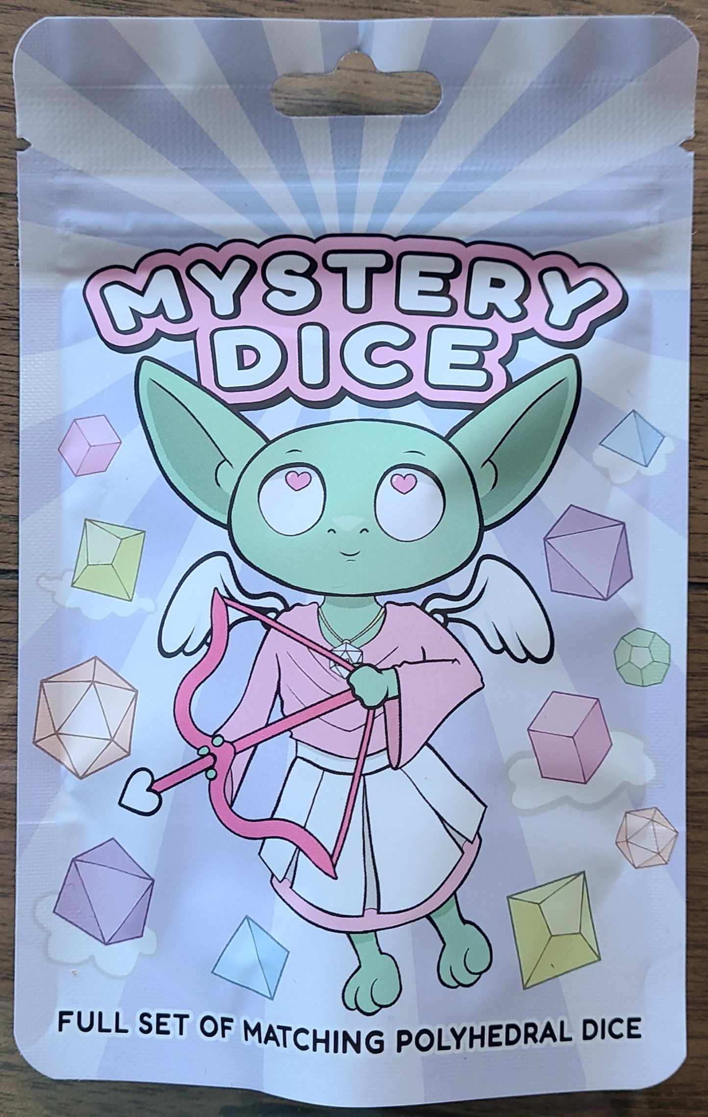 Mystery Dice Goblin - Mystery Valentines Dice - Full set of Polyhedral Dice