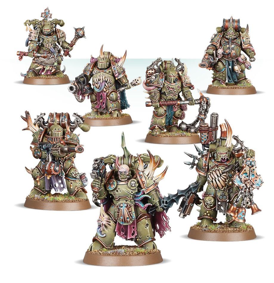 Warhammer 40K - Death Guard - Plague Marines