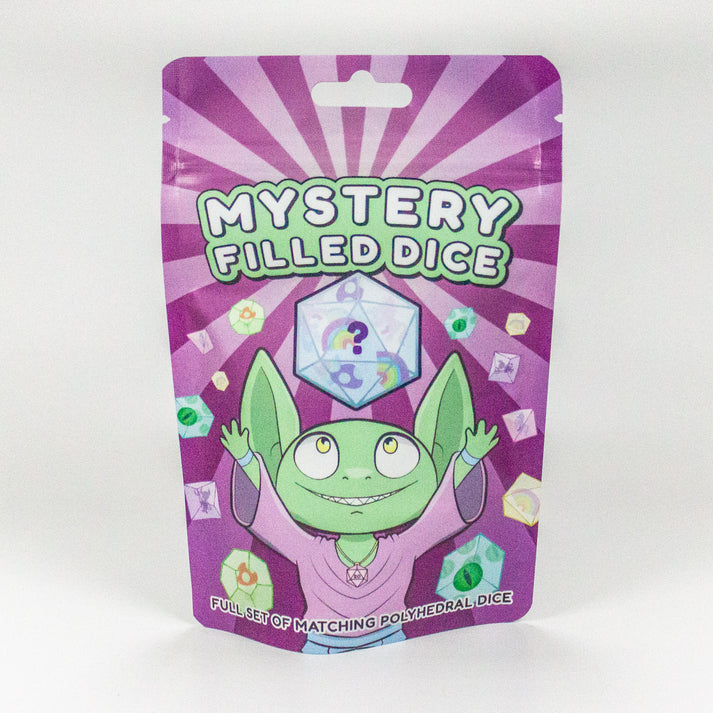 Mystery Dice Goblin - Mystery Filled Dice - Full Set of Polyhedral Dice
