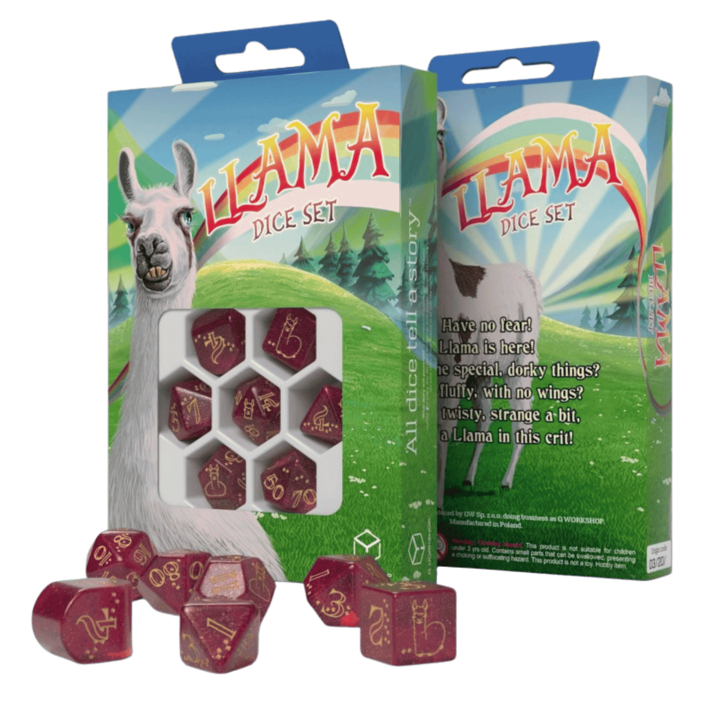 Llama Dice Set