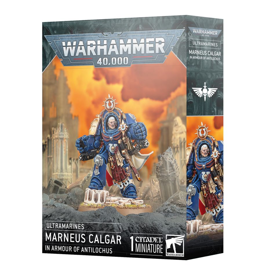 Warhammer 40K - Ultramarines - Marneus Calgar in Armour of Antilochus