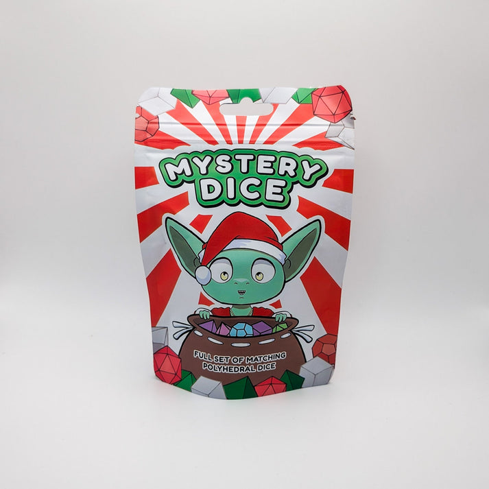 Mystery Dice Goblin - Christmas Mystery Bag - Full Set of Matching Polyhedral Dice