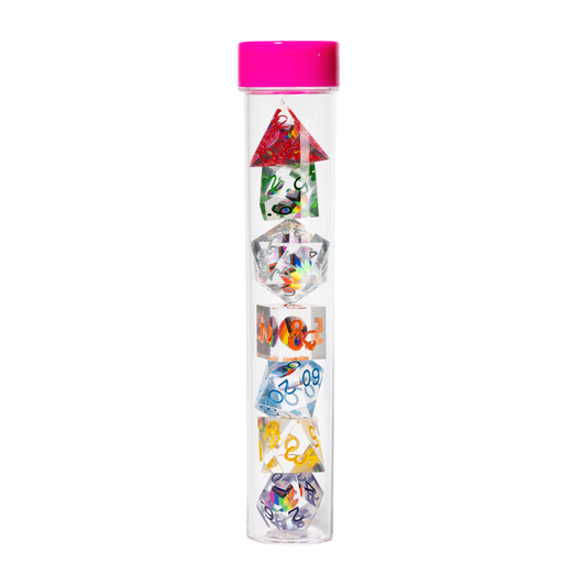 Sirius Dice - D&D Progress Pride Dice Set