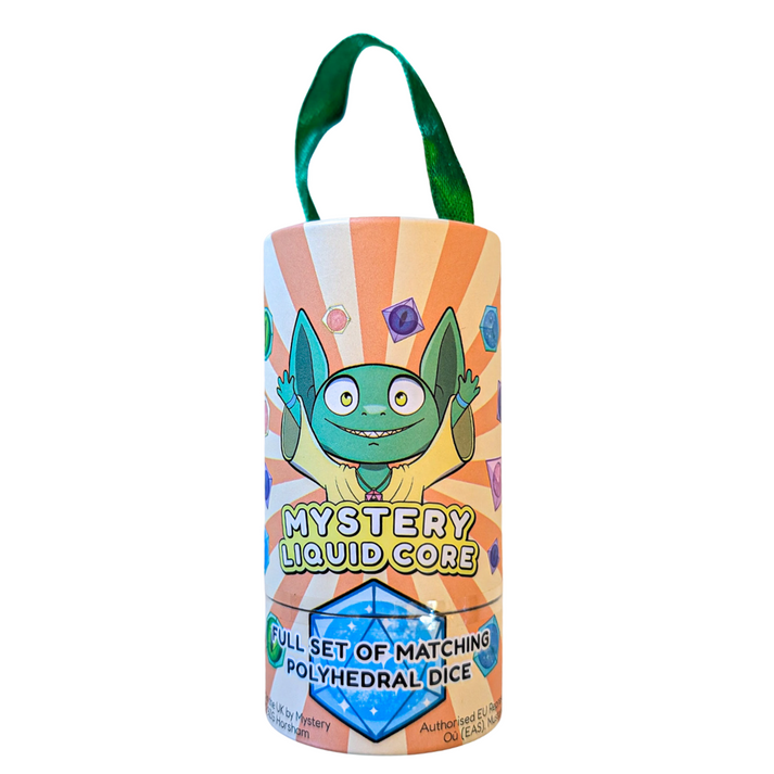 Mystery Dice Goblin - Mystery Liquid Core - Full Set of Matching Polyhedral Dice