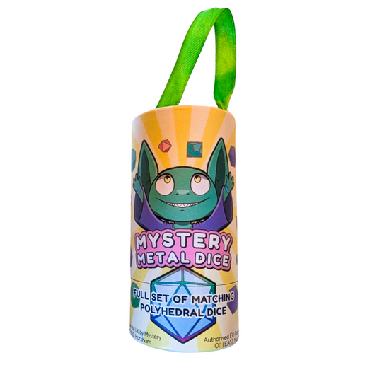 Mystery Dice Goblin - Mystery Metal Dice - Full set of Metal Polyhedral Dice