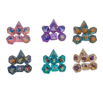 Mystery Dice Goblin - Mushroom Inclusion Dice Set of 7